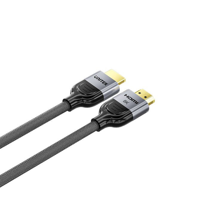 EAN 4894160058270 - UNITEK 8K Braided Nylon 1M cable HDMI HDMI tipo A (Estándar) Gris imagen 3