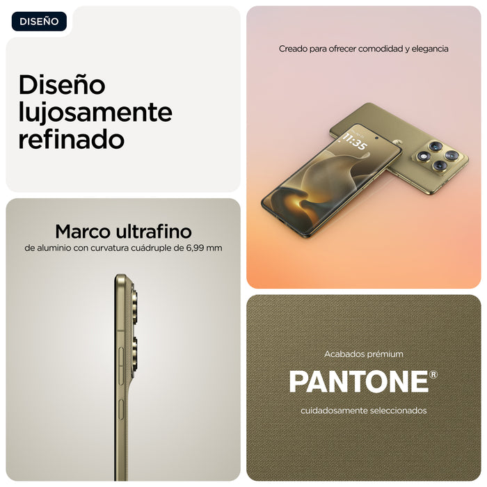 EAN 840493604879 - Motorola signature 17,2 cm (6.78") SIM doble Android 16.0 5G USB Tipo C 16 GB 512 GB 5200 mAh Oro imagen 6