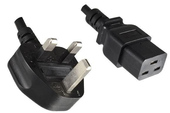 EAN 5704174212812 - Microconnect PE090618 cable de transmisión Negro 1,8 m Enchufe tipo G C19 acoplador imagen 1