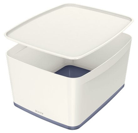 EAN 4002432116461 - Esselte 5216-10-01 Caja de almacenaje Rectangular Acrilonitrilo butadieno estireno (ABS) Gris, Blanco imagen 1