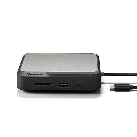 EAN 9350784025524 - ALOGIC DUCD2 base para portátil y replicador de puertos Alámbrico USB 3.2 Gen 2 (3.1 Gen 2) Type-C Gris,  imagen 1