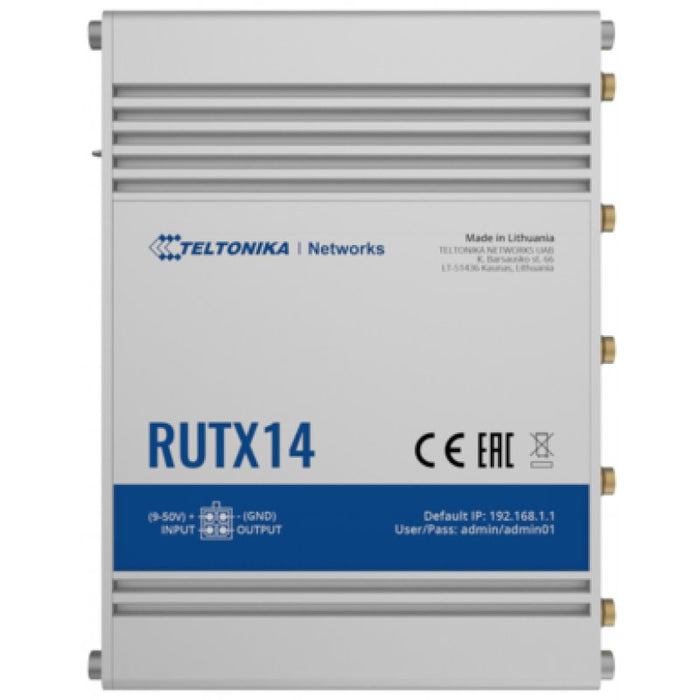 EAN 4779027312965 - Teltonika RUTX14 Router de red móvil imagen 1