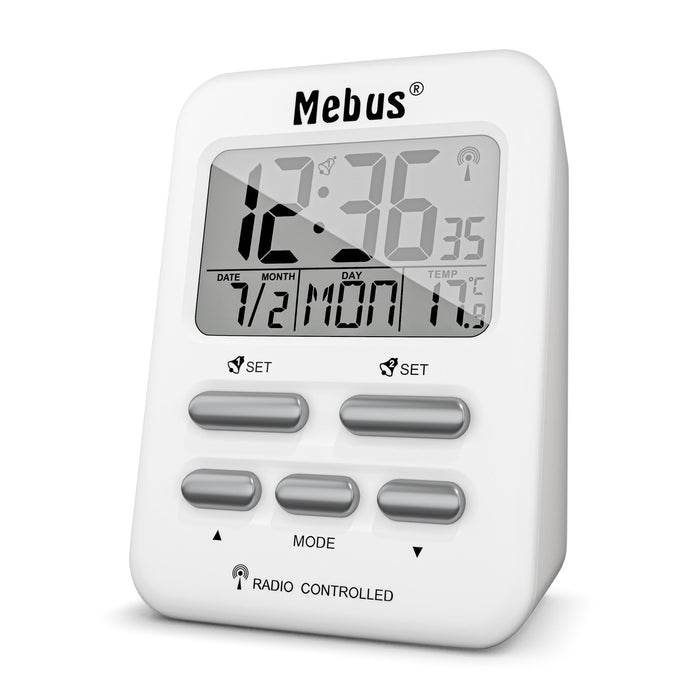 EAN 4007218258007 - Mebus 25800 despertador Reloj despertador digital Blanco imagen 3