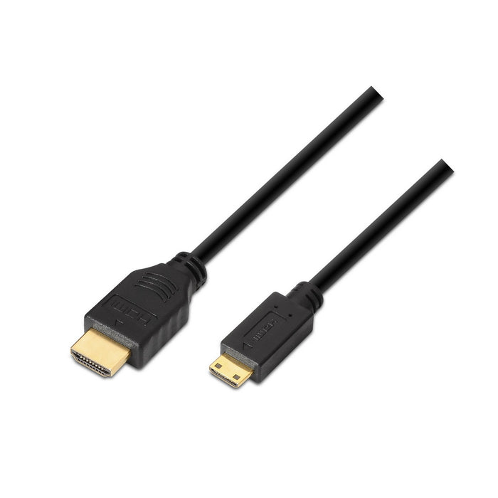 EAN 8436574701142 - AISENS A119-0115 cable HDMI 3 m HDMI tipo A (Estándar) HDMI Type C (Mini) Negro imagen 1