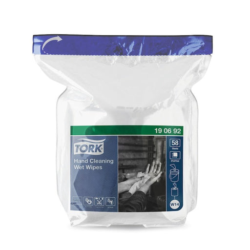 EAN 7322541021522 - Tork 190692 toallita refrescante desechable 58 pieza(s) Unisex 58 hojas imagen 2