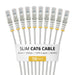 EAN 65030924160 - StarTech.com N6PAT25CMGRS10PK cable de red Gris 0,25 m Cat6 U/UTP (UTP) imagen 1
