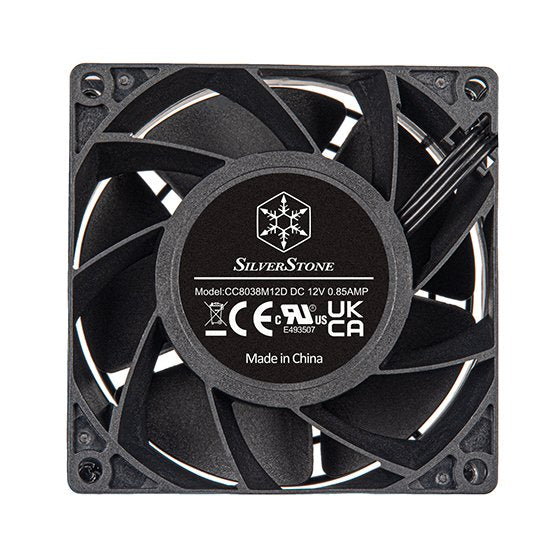 EAN 4710679815848 - Silverstone FHS 80X Carcasa del ordenador Ventilador 8 cm Negro 1 pieza(s) imagen 3
