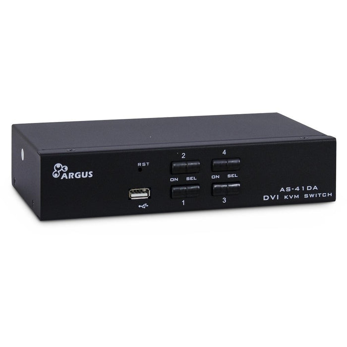 EAN 4260133128842 - Inter-Tech KVM AS-41DA DVI interruptor KVM Negro imagen 1