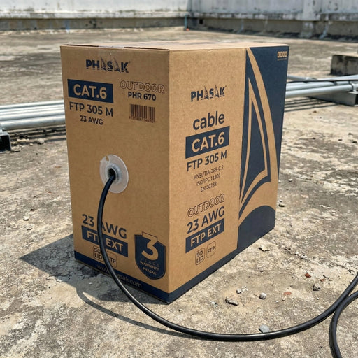 EAN 0745604518512 - Phasak PHR 670 cable de red Negro Cat6 F/FTP (FFTP) imagen 2