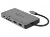 EAN 4043619877355 - DeLOCK 87735 base para portátil y replicador de puertos Alámbrico USB 3.2 Gen 1 (3.1 Gen 1) Type-C Gris imagen 1