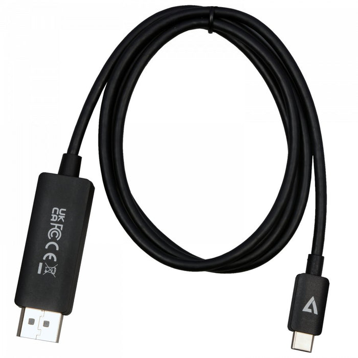 EAN 662919114713 - V7 V7USBCDP14-1M adaptador de cable de vídeo DisplayPort USB Tipo C Negro imagen 3