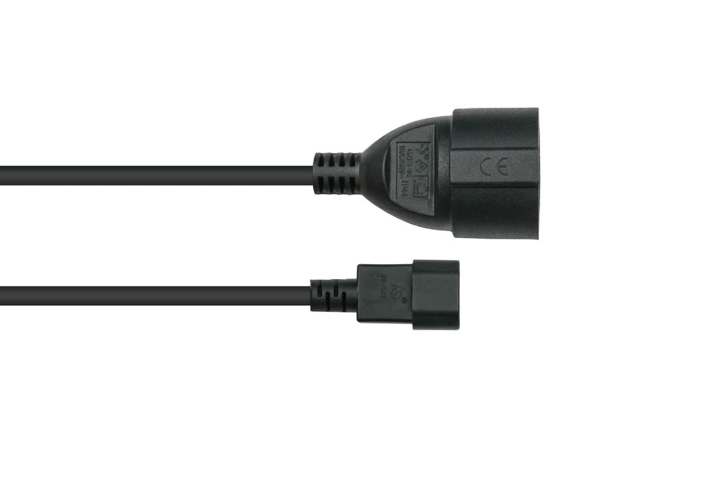 EAN 4066857003201 - Kabelmeister SK1402-S002 cable de transmisión Negro 0,15 m IEC C14 Enchufe tipo F imagen 2