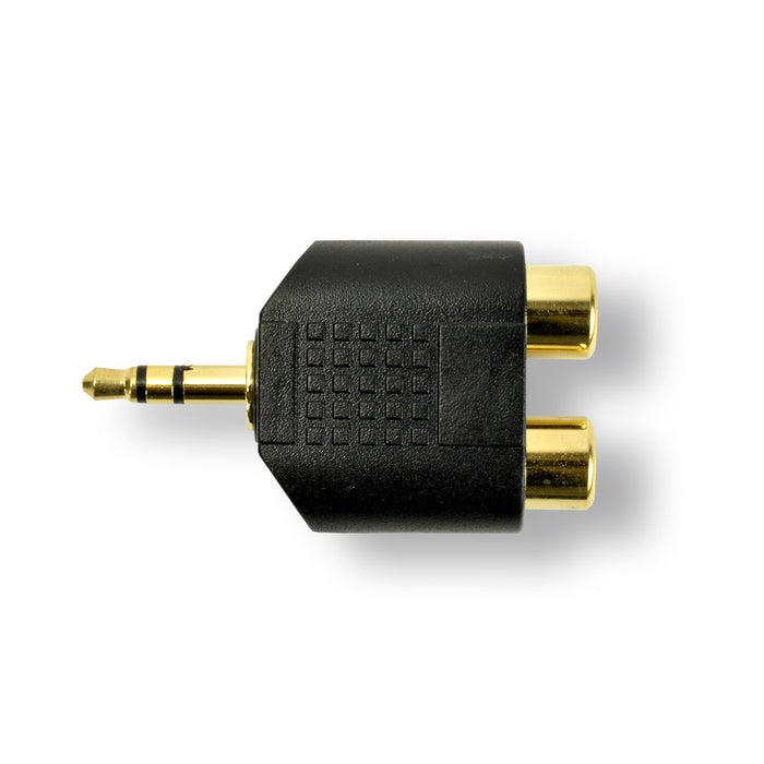 EAN 3700224717711 - MCL 3.5mm / 2xRCA Adapter Negro imagen 2