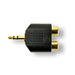 EAN 3700224717711 - MCL 3.5mm / 2xRCA Adapter Negro imagen 2