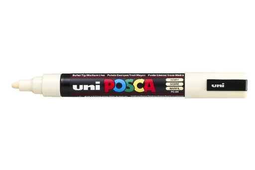 EAN 4902778107454 - POSCA uni PC-5M marcador 1 pieza(s) Punta redonda Marfil imagen 1