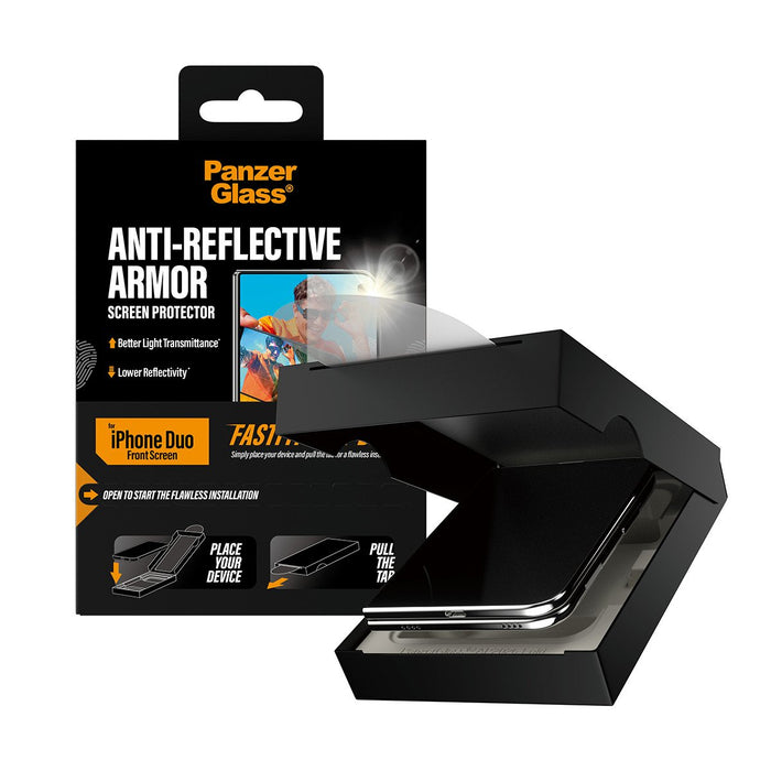 EAN 5715685044717 - PanzerGlass ® Anti-reflective Armor Front Screen Protector iPhone Duo | FRAME FIT w. FASTFIT IN-A-BOX Pro imagen 5