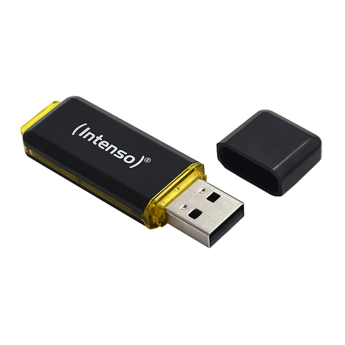 EAN 4034303026876 - Intenso High Speed Line unidad flash USB 128 GB USB tipo A 3.2 Gen 1 (3.1 Gen 1) Negro, Amarillo imagen 2