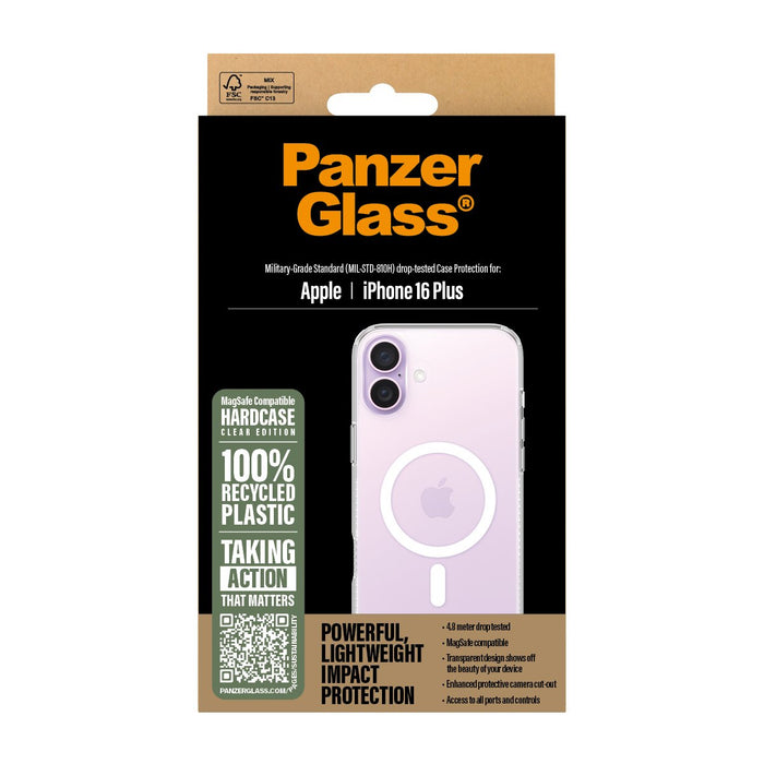 EAN 5715685003165 - PanzerGlass ® HardCase Transparent w. White MagSafe iPhone 16 Plus funda para teléfono móvil Transparente imagen 3