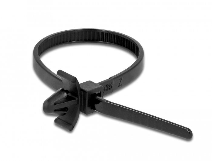 EAN 4043619188956 - DeLOCK 18895 presilla Brida reutilizable Nylon Negro 10 pieza(s) imagen 2