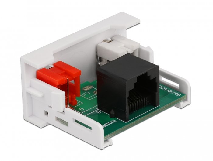 EAN 4043619813414 - DeLOCK 81341 conector 2 x RCA Negro, Blanco imagen 2