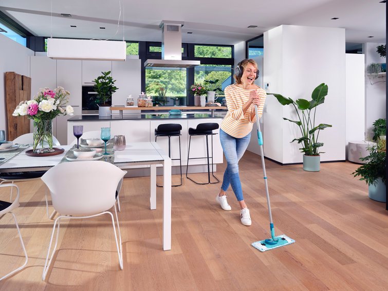EAN 4006501521224 - Leifheit Clean Twist M Ergo Mop cover Azul imagen 11