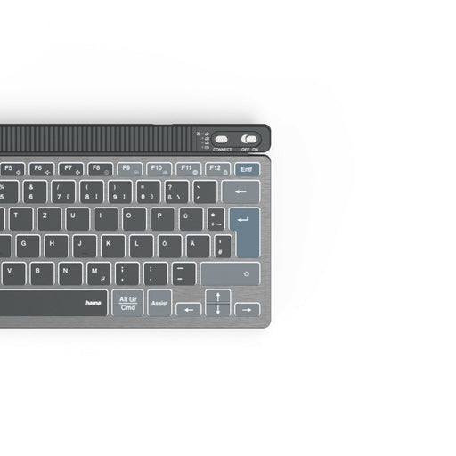 EAN 4047443520494 - Hama WK-700 teclado Hogar / Oficina Bluetooth QWERTZ Alemán Antracita, Negro, Azul imagen 2