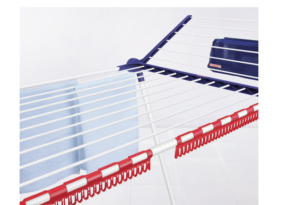 EAN 4006501815101 - Leifheit Pegasus 180 Plus Tendedero de suelo Azul, Plata imagen 6