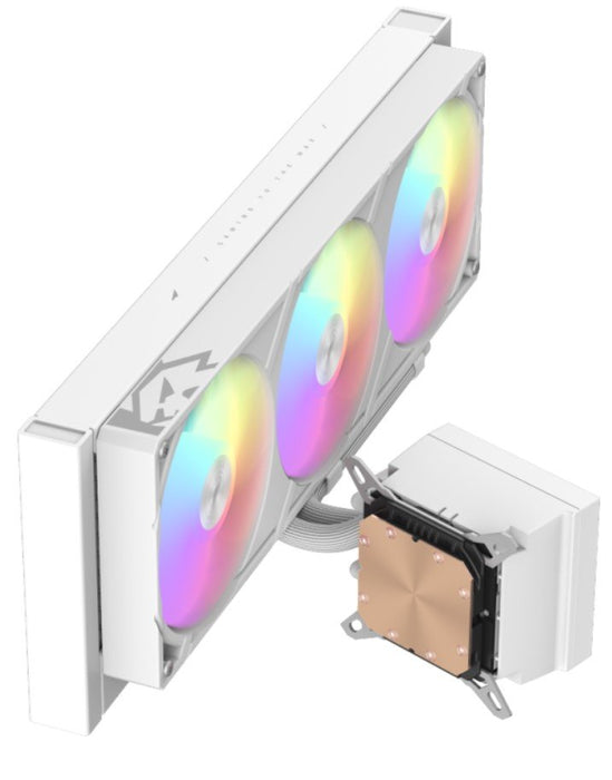 EAN 6931858754545 - GameMax Glacier 360 LCD WH Procesador Sistema de refrigeración líquida todo en uno 12 cm Blanco 1 pieza(s imagen 5