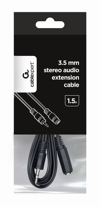 EAN 8716309024563 - Gembird 1.5 m, 3.5mm/3.5mm, M/F cable de audio 1,5 m 3,5mm Negro imagen 2