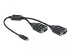 EAN 4043619904945 - DeLOCK 90494 cable de serie Negro 0,35 m USB Tipo C imagen 1