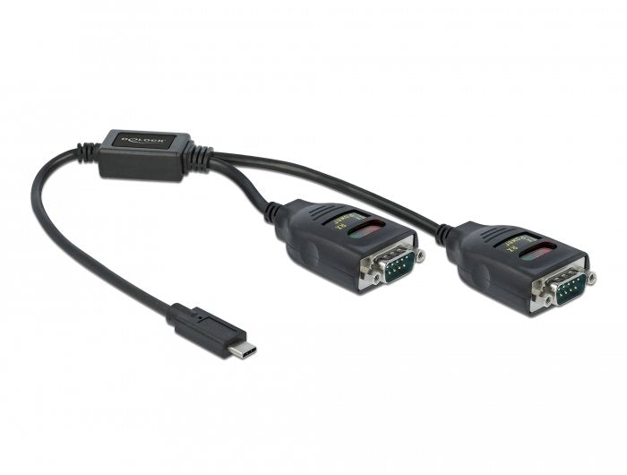 EAN 4043619904945 - DeLOCK 90494 cable de serie Negro 0,35 m USB Tipo C imagen 1