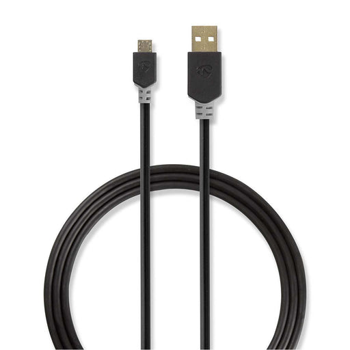 EAN 5412810263493 - Nedis CCBW60500AT10 cable USB USB 2.0 1 m USB A Micro-USB B 0,48 Gbit/s Antracita imagen 1