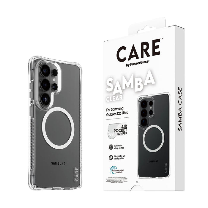 EAN 5715685034343 - PanzerGlass CARE™ by ® Samba Case Transparent w. White Qi Samsung Galaxy S26 Ultra funda para teléfono mó imagen 6