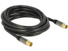 EAN 4043619889242 - DeLOCK 88924 cable coaxial RG-6/U 3 m IEC Negro imagen 1