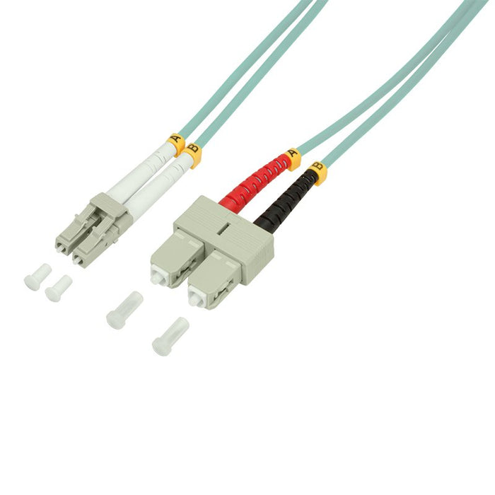 EAN 4052792017977 - LogiLink 10m, LC - SC Cable de fibra óptica e InfiniBand Azul imagen 1