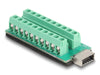 EAN 4043619671892 - DeLOCK 67189 cambiador de género para cable USB Type-E Key A Terminal block - 20 pin Negro, Verde imagen 1
