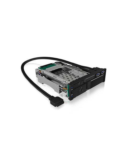EAN 4250078169635 - ICY BOX IB-174SSK-U 13,3 cm (5.25") Bandeja para disco duro Negro imagen 4