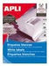 EAN 8410782017967 - APLI 01796 etiqueta autoadhesiva Blanco 4000 pieza(s) imagen 1