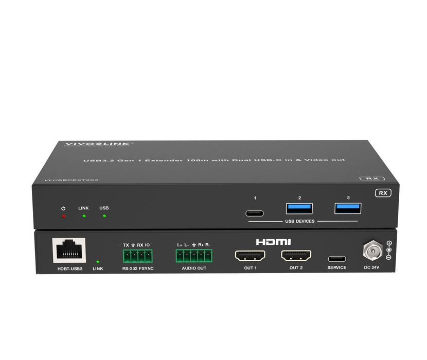 EAN 5715063709559 - Vivolink VLUSBCEXT2X2 extensor KVM imagen 4