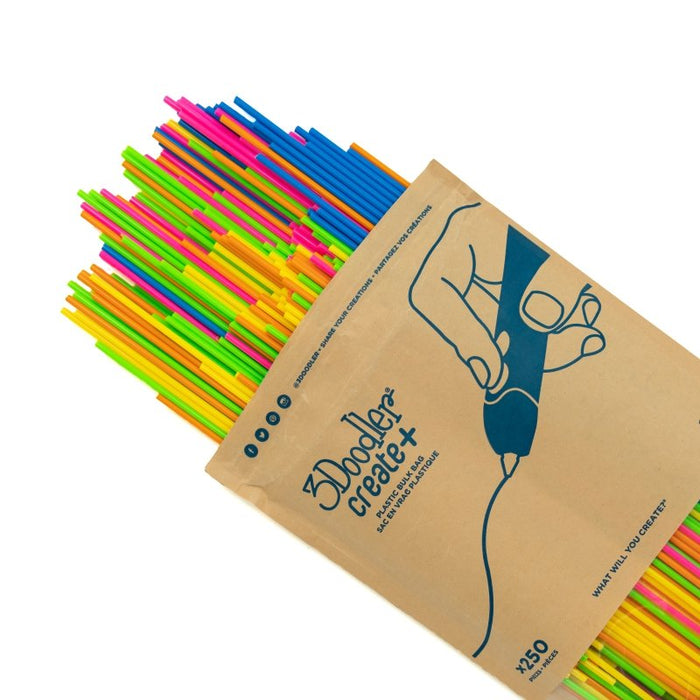 EAN 8170050242650 - 3Doodler Filament Create+ & Pro+ 250 PLA\"Neon Sunset Mix\" Ácido poliláctico (PLA) Azul, Verde, Naranja, imagen 1