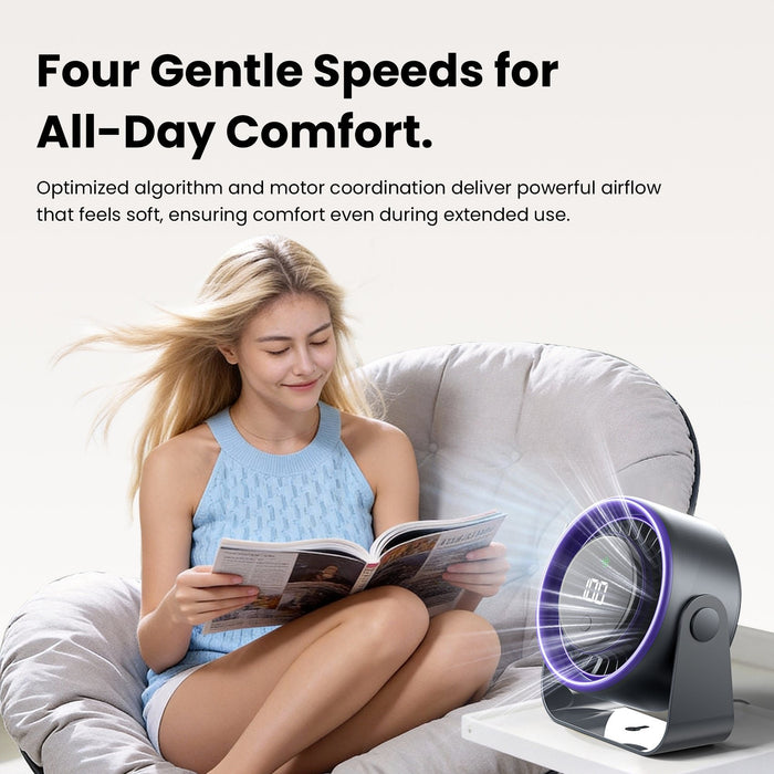 EAN 6922794769946 - Vention PBJH0 ventilador y nebulizador personal de mano Negro imagen 5