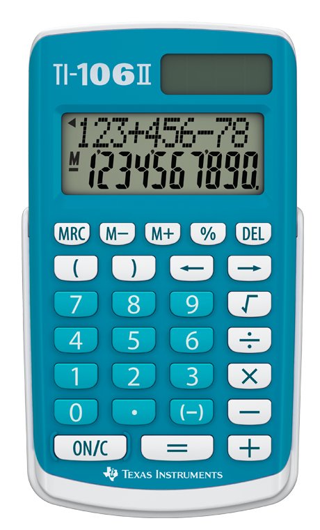 EAN 3243480006590 - Texas Instruments TI-106 II calculadora Bolsillo Pantalla de calculadora Azul imagen 1