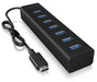 EAN 4250078165897 - ICY BOX IB-HUB1700-C3 USB 3.2 Gen 1 (3.1 Gen 1) Type-C 5000 Mbit/s Negro imagen 5