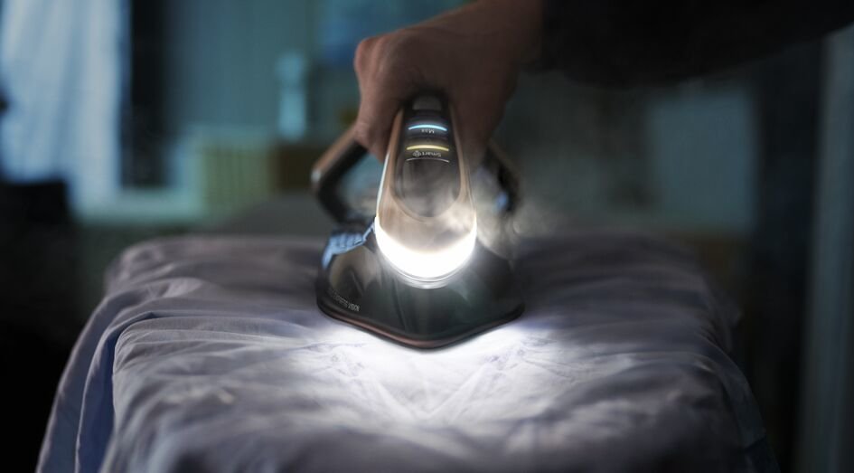 EAN 3121040082331 - Tefal Pro Express Vision GV9812 3000 W 1,1 L Durilium AirGlide Autoclean soleplate Azul, Blanco imagen 9