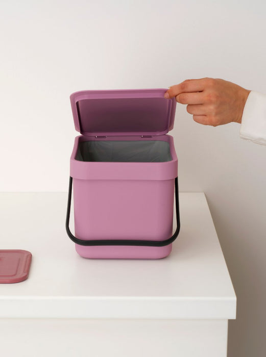 EAN 8710755255441 - Brabantia Sort & Go 6 L Rectangular Plástico reciclado Rosa imagen 4