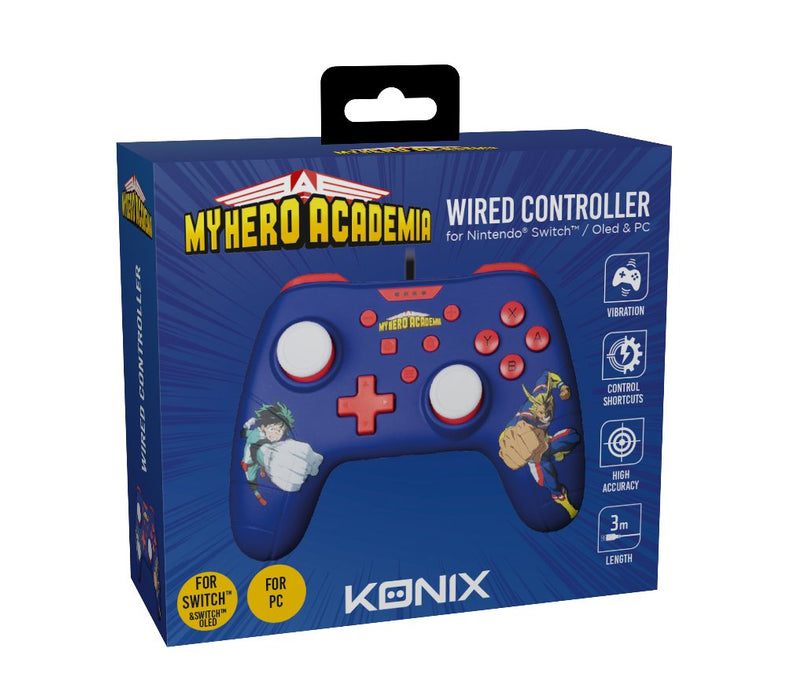 EAN 3328170287388 - Konix My Hero Academia KX MHA SW/PC GAMEPAD BLUE Azul, Rojo USB Analógico/Digital Nintendo Switch, PC imagen 14