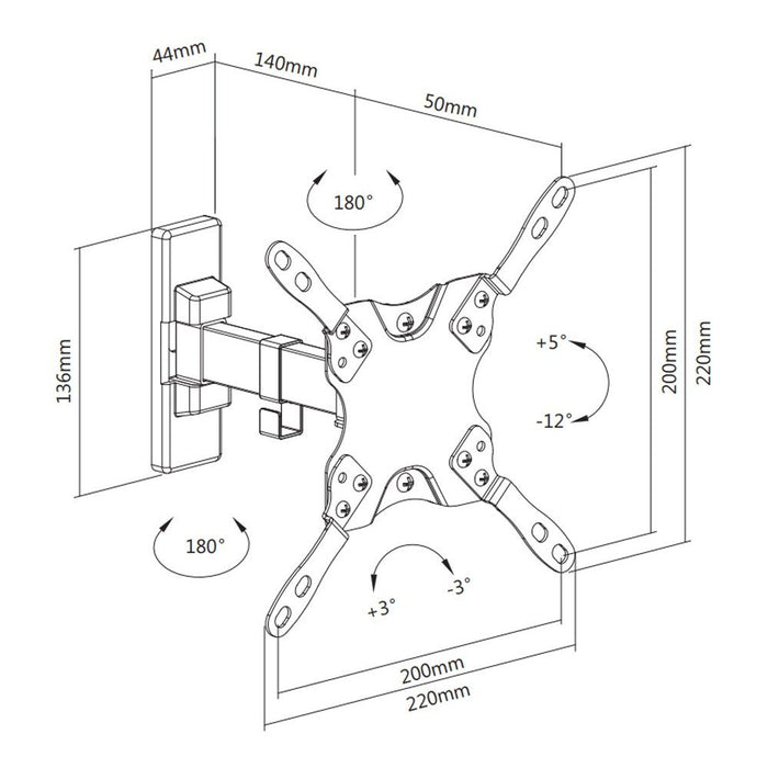 EAN 8051128109160 - Techly ICA-PLB-400STY 106,7 cm (42") Negro imagen 3