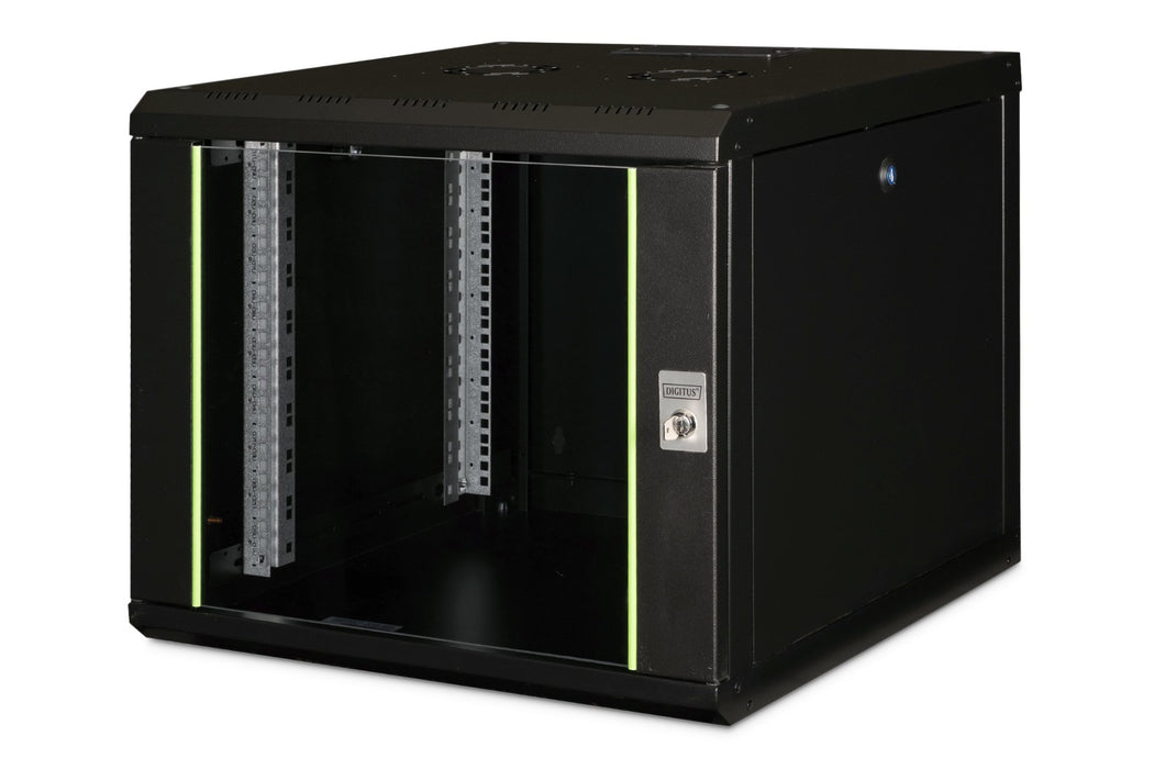 EAN 4016032257646 - Digitus DN-19 09U-6/6-SW armario rack 9U Bastidor de pared Negro imagen 1