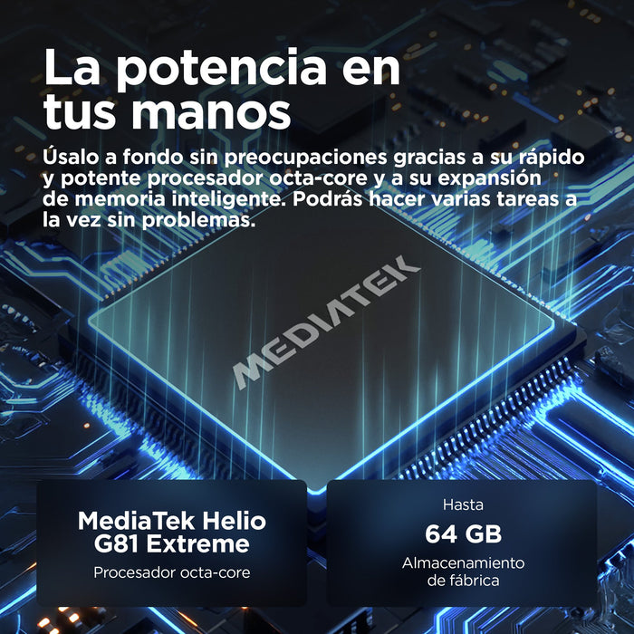 EAN 840023281426 - Motorola moto e15 16,9 cm (6.67") SIM doble Android 14 Go edition 4G USB Tipo C 2 GB 64 GB 5200 mAh Azul imagen 15