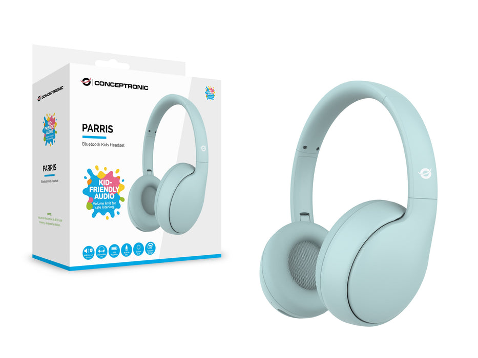 EAN 4015867242285 - Conceptronic PARRIS04B auricular y casco Auriculares Inalámbrico y alámbrico Diadema Llamadas/Música Blue imagen 3